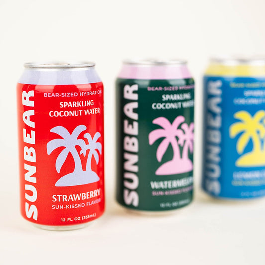 Sparkling Coconut Water — Strawberry 12 Pack