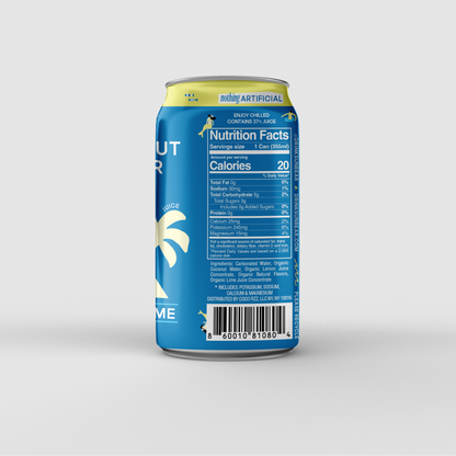 Sparkling Coconut Water (Lemon Lime) 12 Pack