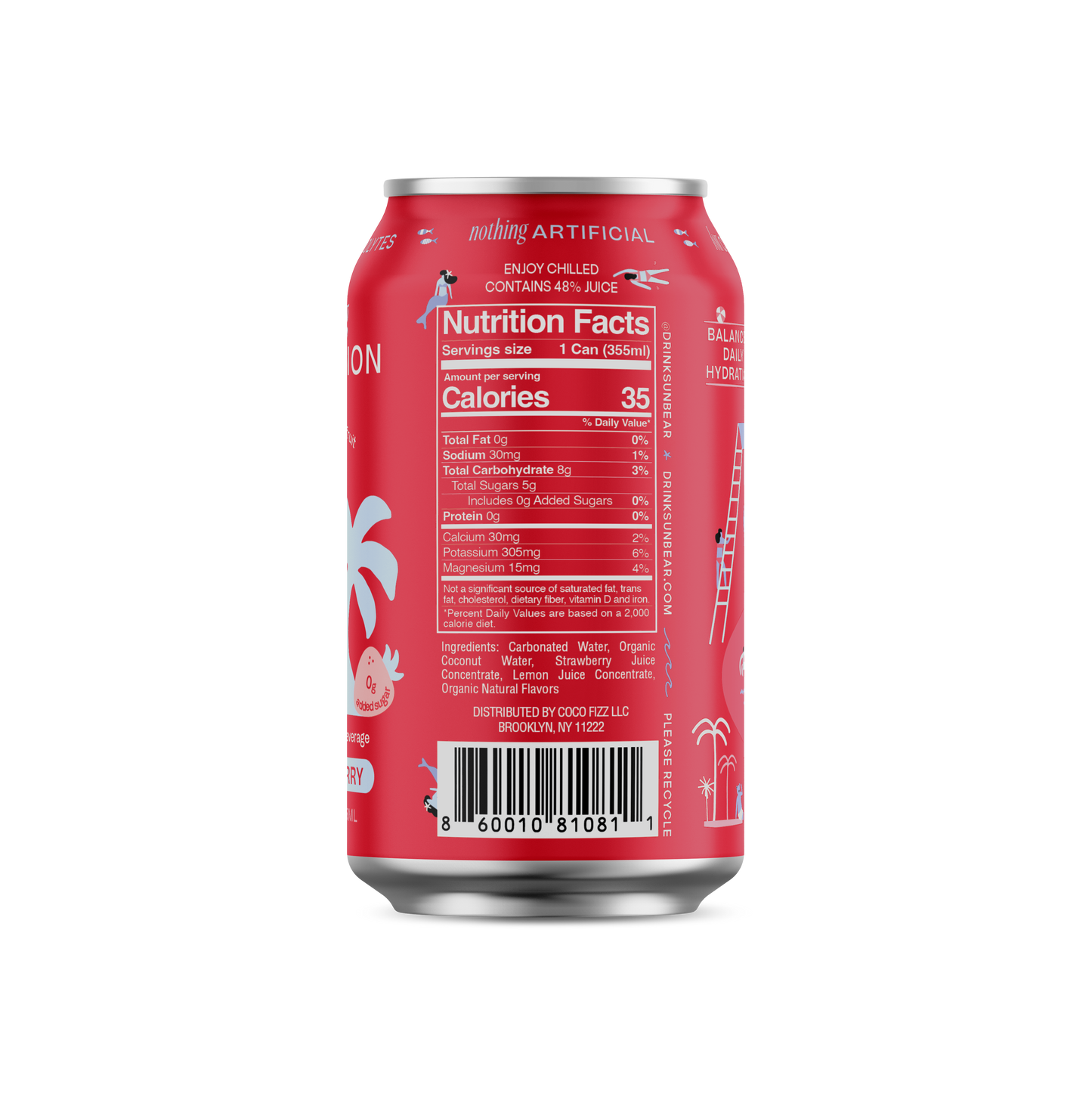 Sparkling Hydration Strawberry 12 Pk