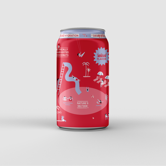 Sparkling Coconut Water (Strawberry) 12 Pack